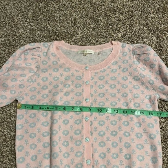 Pink and Blue Women's Cardigan - Picture 7 of 8